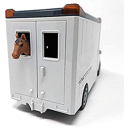 Coche de juguete para caballos con sonido, incluye juguete, 27 cm