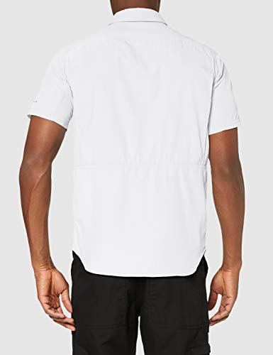 Columbia Silver Ridge 2.0, Camisa de manga corta, Hombre, Blanco (White), Talla M