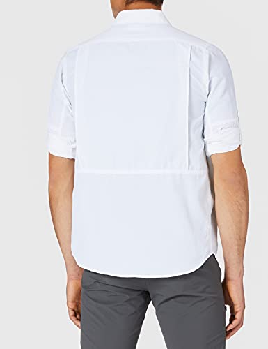 Columbia Silver Ridge 2.0 Camisa de manga larga, Hombre, Blanco, XL