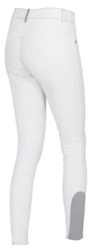 Covalliero Pantalones de equitación para Mujer Basic Plus, Mujer, Pantalones de equitación, 321005-2, Blanco, 38