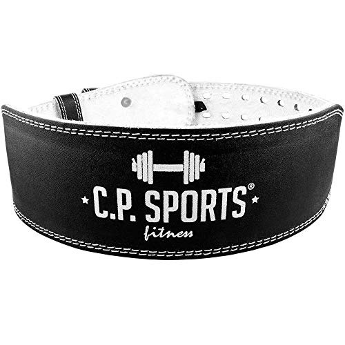 C.P. Sports – Cinturón para Entrenamiento con Pesas (Piel)