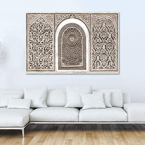 Cuadro oriental árabe, 90 x 60 cm y 120 x 80 cm, impresión sobre lienzo de alta resolución, lienzo tensado sobre un marco de madera (90 x 60 cm)
