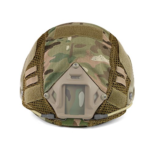 Decho-C - Cubierta de combate militar táctico para casco, camuflaje rápido para casco FAST MH/PJ, para airsoft, paintball, caza, tiro, CP