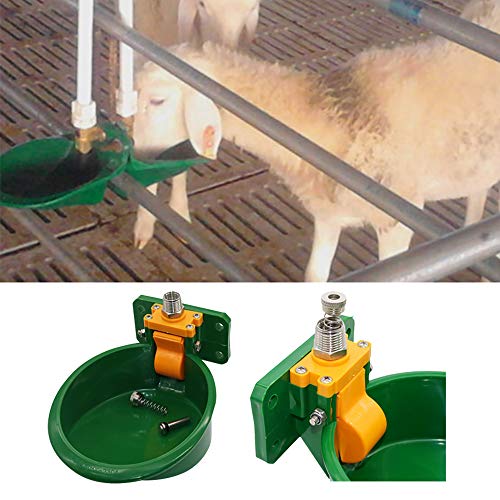 DEDC 1pcs Bebedero para Cerdos y Ovejas Recipiente de Agua de Plástico para Bebidas para Perro Caballo Ganado Cabra Oveja Cerdo
