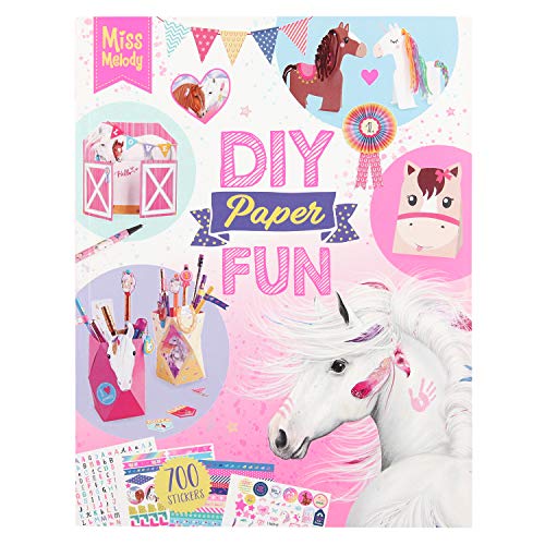 Depesche-DP-0010869 DIY Paper Fun, Miss Melody, Aprox. 21,5 x 27,5 x 1 cm, Multicolor (10869)