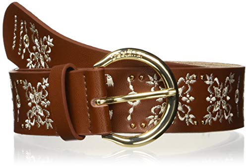Desigual Belt_pañuelo Cinturón, Marrón (Camel 6011), 100 (Talla del Fabricante: 85) para Mujer