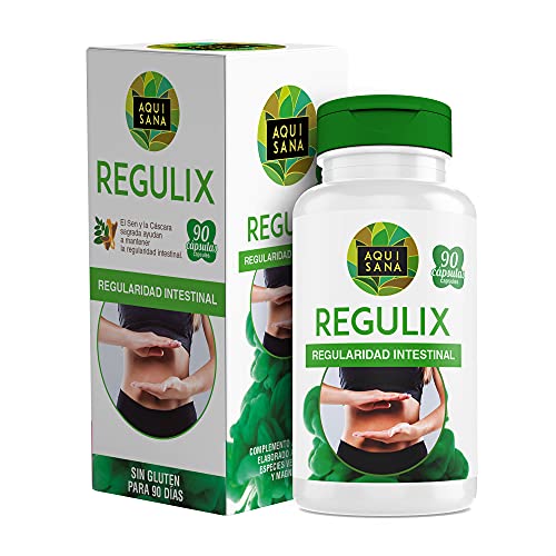 Detox 90 Cápsulas| Detox Natural| Regulix Aquisana| Detox Potente Fórmula Natural |Favorece al Sistema Digestivo| Aquisana