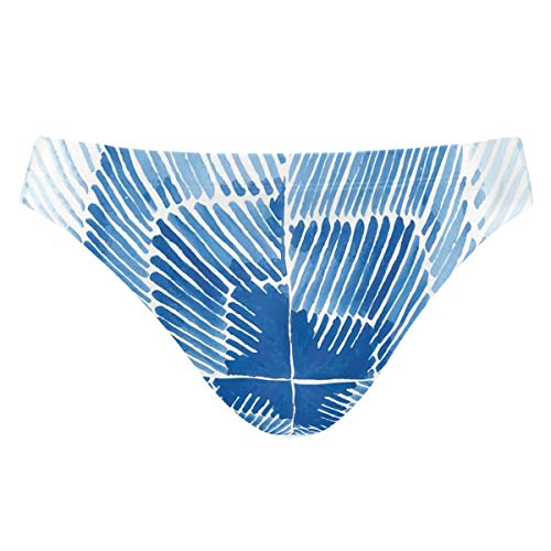 DEZIRO - Bañador deportivo para hombre, diseño de squire azul 1 XXL