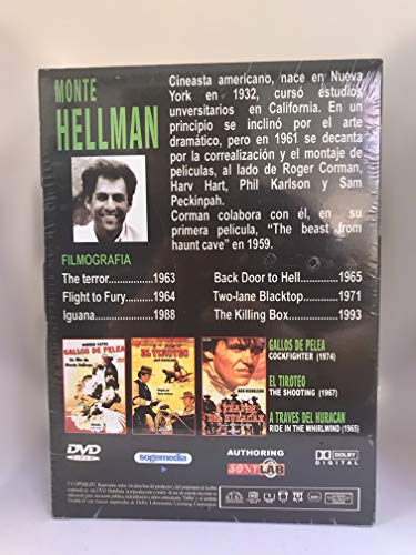 Dirigidas por: Monte Hellman 3 DVD Gallos de Pelea + El Tiroteo + A Través del Huracan