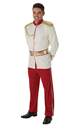 Disney - Disfraz de Príncipe de Cenicienta para hombre, Talla única adulto (Rubie's 810942)
