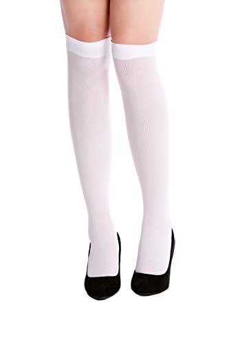 Dress Me Up - WZ-019R Media calcetínes Corto Mujer Carnaval Halloween Blanco Enfermera Gothic Lolita