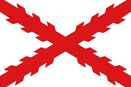 Durabol Bandera DE Borgoña Imperio Español 150 x 90 cm Satén Flag