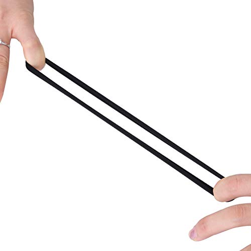 eBoot - Pelo Grueso y Rizado para Mujer, Color Negro, 51 cm