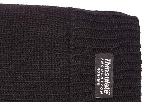 EEM guantes de lana para hombre LASSE-IP con función táctil y forro térmico Thinsulate; negro, M