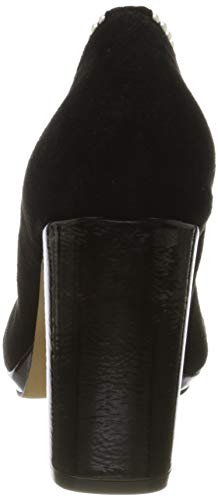 El Caballo Carmona, Zapato de tacón Mujer, Negro, 39 EU