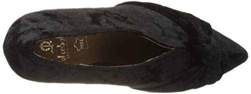 El Caballo Pilas, Zapato de tacón Mujer, Negro, 39 EU