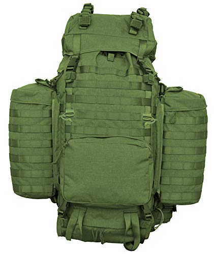 ELITE BAGS QVM-00117/02-VD Mochila táctica de campaña Operaciones Especiales, Color Verde Oscuro