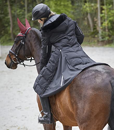 ELT Waldhausen Saphira - Abrigo de equitación (talla XXL), color negro