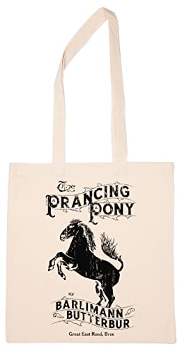 Enigmae The Sign of the Prancing Pony Horse Reutilizable Compras Tienda de Comestibles Algodón Bolsa Reusable Shopping Bag
