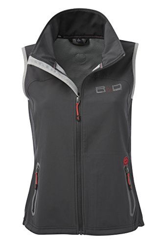 Equi-Theme/Equit'M 978068115 R and D Chaleco Softshell, Unisex Adulto, Gris Oscuro, Talla única