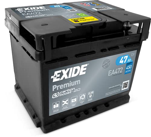 Exide Premium Carbon Boost EA472 47Ah Autobatterie (precio incluida 7,50 EUR prenda)