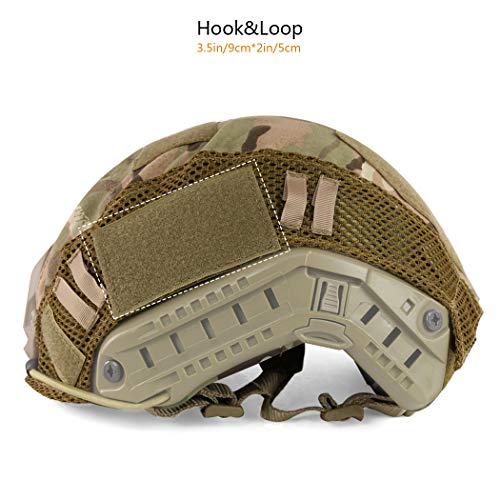 Funda táctica para casco Multicam, funda militar rápida para casco FAST MH/PJ (sin casco) (CP)