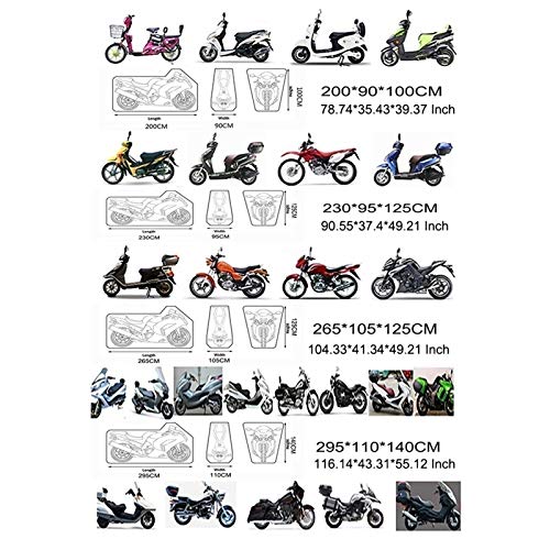 Fundas para motos Cubierta completa de la motocicleta Compatible con la cubierta de la moto Kawasaki Z 900 A2 Edición de jinete, la campana de motocicleta duradera impermeable a prueba de agua, 6 colo