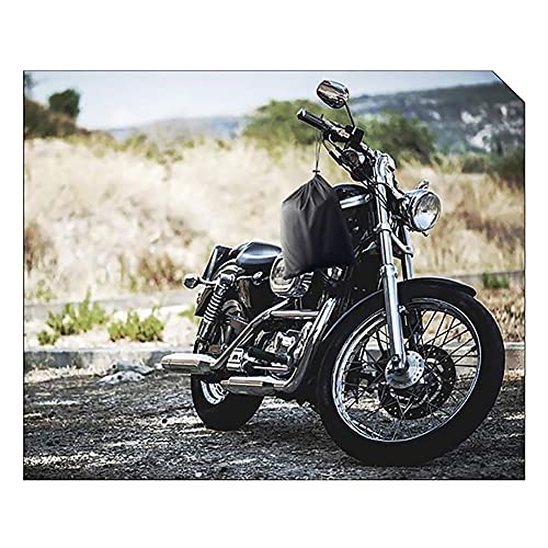 Fundas para motos Cubierta de motocicleta compatible con cubierta de motocicletas Moto Guzzi V7 II Kit de jinete oscuro, doble diseño duradero a prueba de agua para motos, cubierta de bicicleta pesada