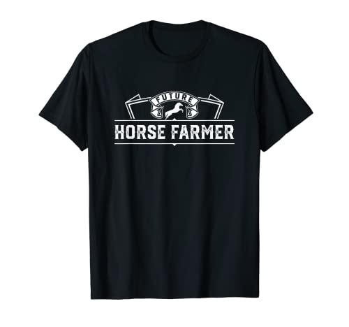 Futuro caballo granjero Cría Caballos Granja Camiseta