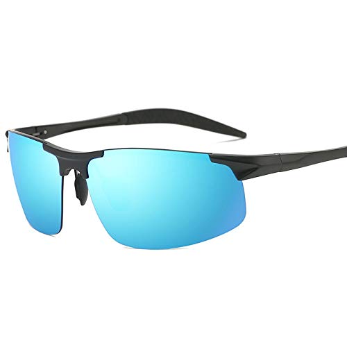 Gafas de Sol Fashion Sunglass Cara Cuadrada De Aluminio Y Magnesio Gafas De Sol Polarizadas Conductores Gafas De Sol De Conducción Gafas Película En Color De Alta Definición De Conducción Accesorios