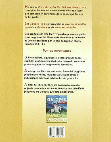 GALOPES NIVELES DEL 1 AL 4 (Curso de equitacion / Equitation course)