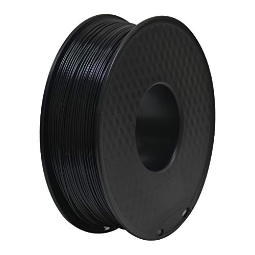 GEEETECH Filamento PLA 1.75mm para impresión 3D, 1kg Spool, Negro