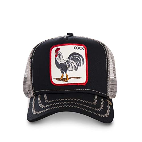 Goorin Bros – Gorra con gallo de camionero, en color negro para hombre/mujer negro Talla única
