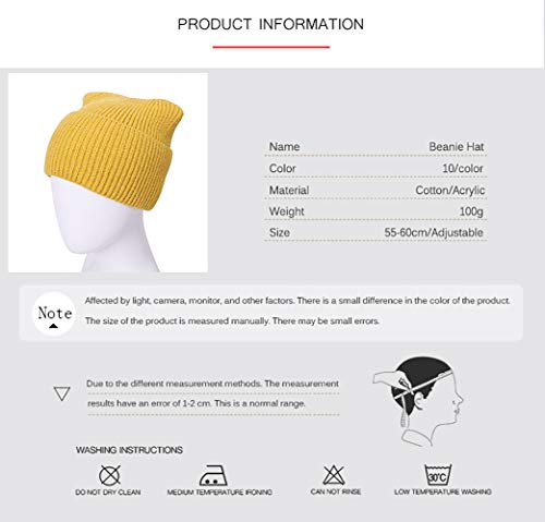 Gorro Holgado Para Mujer, Gorro De Punto Grande, Sombreros De Invierno De Punto Elásticos, Gorro De Cola De Caballo De Punto De Costilla De Invierno De Tacto Suave, Sombreros Holgados De Esquí Cálidos