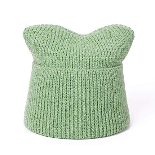 Gorro Holgado Para Mujer, Gorro De Punto Grande, Sombreros De Invierno De Punto Elásticos, Gorro De Cola De Caballo De Punto De Costilla De Invierno De Tacto Suave, Sombreros Holgados De Esquí Cálidos