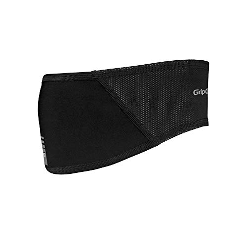 GripGrab Cinta Cabeza Cortavientos Térmica de Invierno Lightweight Running Sotocasco Orejeras Ciclismo Calentadores Babeza, Unisex-Adult, Negro, L