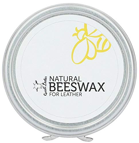 Gusti Cera de abejas - Cera natural Beeswax crema para cuero, bálsamo de grasa para cuero, herramienta para cuidado de cuero, color amarillo C15