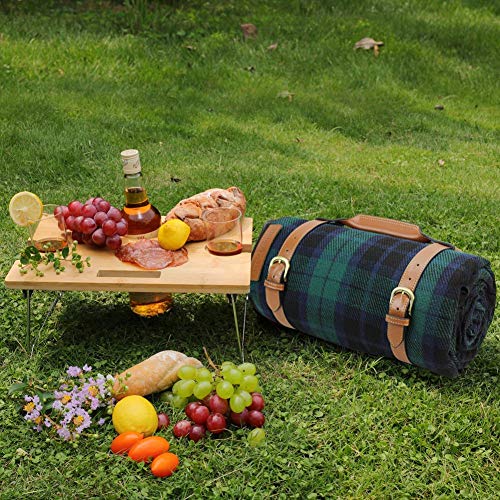 HappyPicnic - Manta de picnic extragrande | Ourdoor Handy Mat | Alfombra de picnic de estilo inglés | Manta impermeable para césped | Manta portátil para interiores