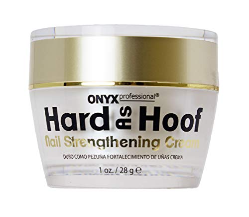 Hard As Hoof Nail Strengthening Cream with Cherry Almond Scent Nail Strengthener & Nail Growth Cream Prevents Splits, Chips, Cracks & Strengthens Nails, 1 oz by Hoof