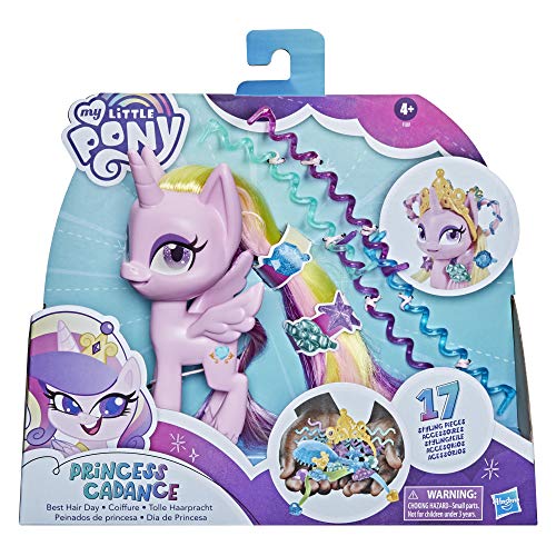 Hasbro My Little Pony Princesa Cadance F1287 - Figura de Poni para el Pelo de 12,5 cm con 17 Accesorios, a Partir de 4 años