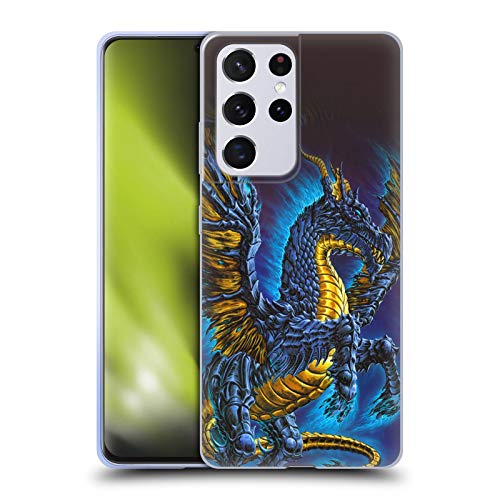 Head Case Designs Licenciado Oficialmente Ed Beard Jr Yegua Dragones Carcasa de Gel de Silicona Compatible con Samsung Galaxy S21 Ultra 5G
