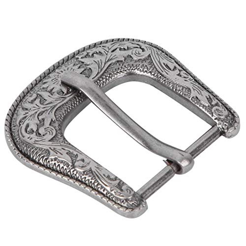Hebilla de aleación Hebilla de cinturón Hebilla de cinturón Conjunto de hebilla de cinturón de cintura Metal Fabricación de cuero Accesorios de silla de montar(Inner diameter 25mm)