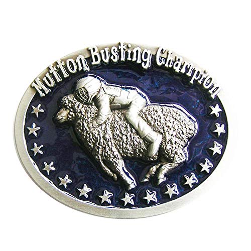 Hebilla de la revista oveja de equitación, Mutton acabando Champion, hebilla para cinturón