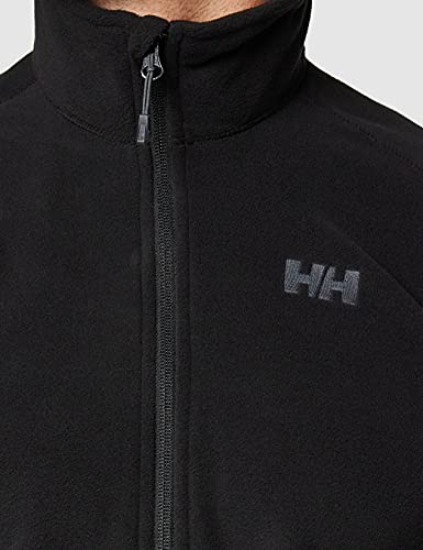 Helly Hansen Daybreaker Fleece Jacket Chaqueta con Forro Polar para Hombres, con tecnología Polartec y diseñada para Cualquier Actividad Casual o Deportiva, Negro, M