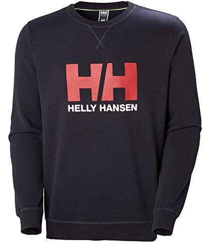 Helly Hansen HH Logo Crew Sudadera, Azul Navy, L para Hombre