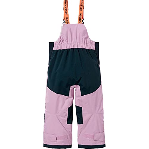 Helly Hansen K Rider 2 Ins Bib - Pantalones para niños de 8 años, Color Rosa Fresno