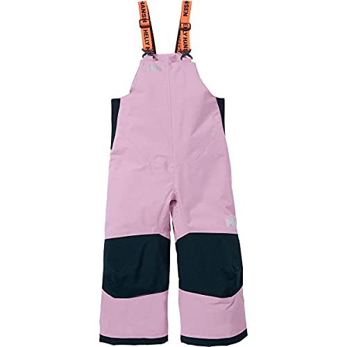 Helly Hansen K Rider 2 Ins Bib - Pantalones para niños de 8 años, Color Rosa Fresno