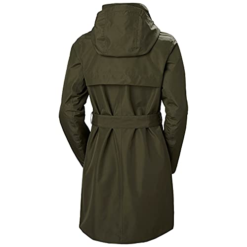 Helly Hansen W Welsey II Trench Insulated - Chaqueta para mujer, color verde utilitario, talla M