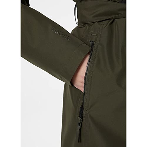 Helly Hansen W Welsey II Trench Insulated - Chaqueta para mujer, color verde utilitario, talla M