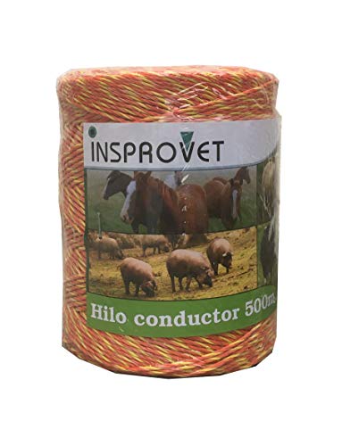 Hilo Pastor Conductor Electrificador para Cercados y Vallas, Apto para Vacas,Caballos, Ovejas. (500 metros)
